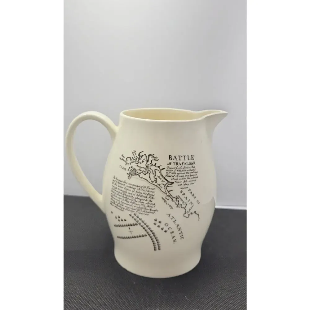 Vintage Wedgwood Lord Nelson Trafalgar Pitcher American Heritage Made England